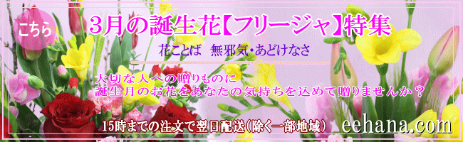 3月の誕生花