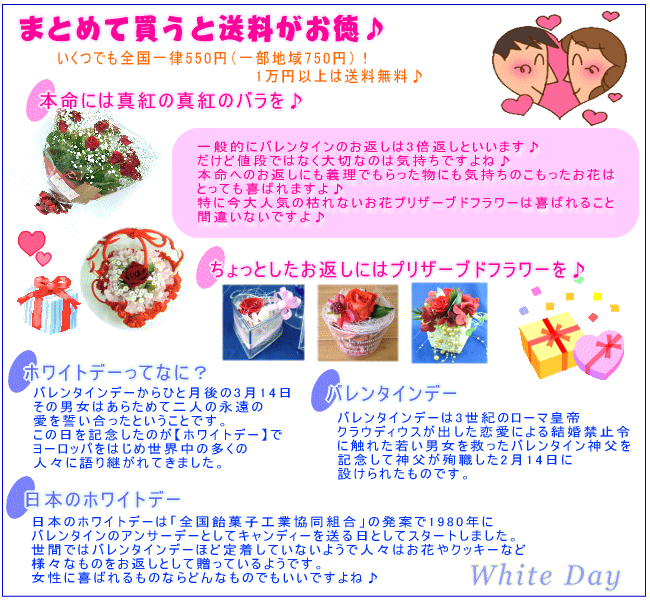 2012ホワイトデー特集